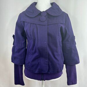 Schwiing retro vintage statement purple jacket - Medium